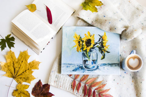 Malarstwo Słoneczniki