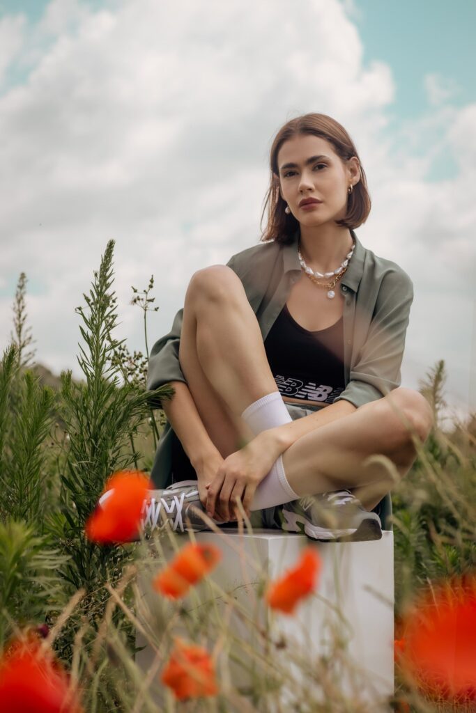 Sesja produktowa dla New Balance z Anią