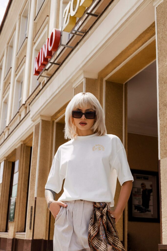 Miejska sesja produktowa vintage